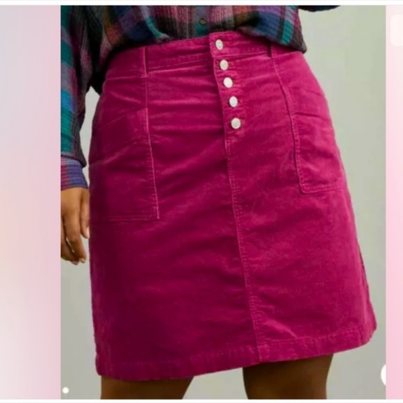 Anthropologie Dresses & Skirts - Anthropologie NWT  Pilcro Talia Corduroy Mini Skirt Size  0